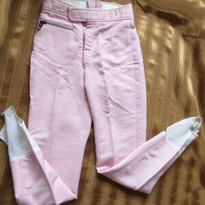Bogner Womens Stretch Stirrup Snow Ski Pants Light Pink Wool Blend Sz 6,